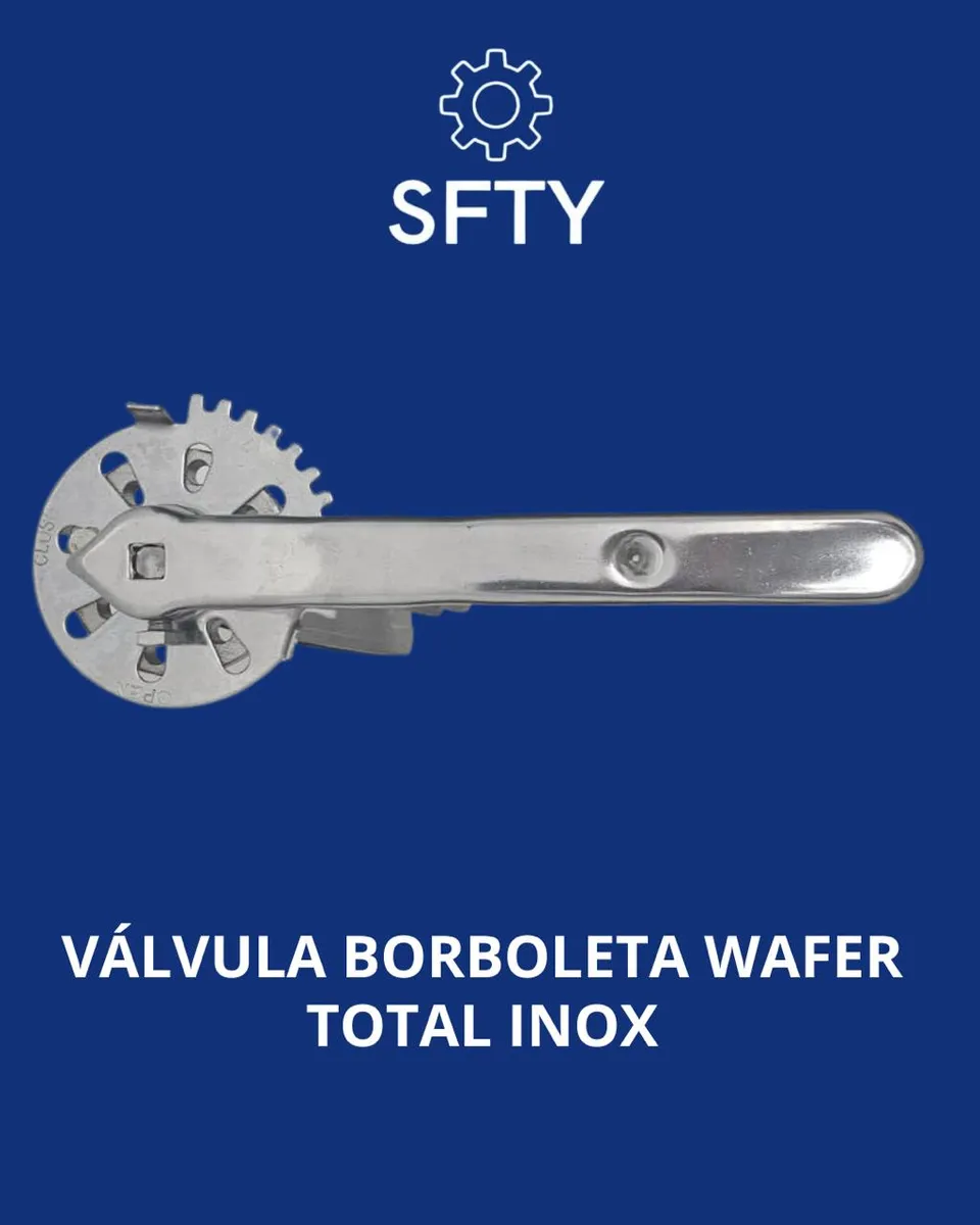 Válvula Wafer Borboleta 3 Polegadas Aço Inox Vedação Epdm - Imagem 2