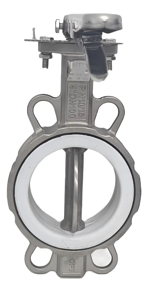Válvula Wafer Borboleta 3 Polegadas Aço Inox Vedação Ptfe - Imagem 3